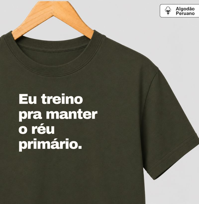 Eu treino pra manter o réu primário