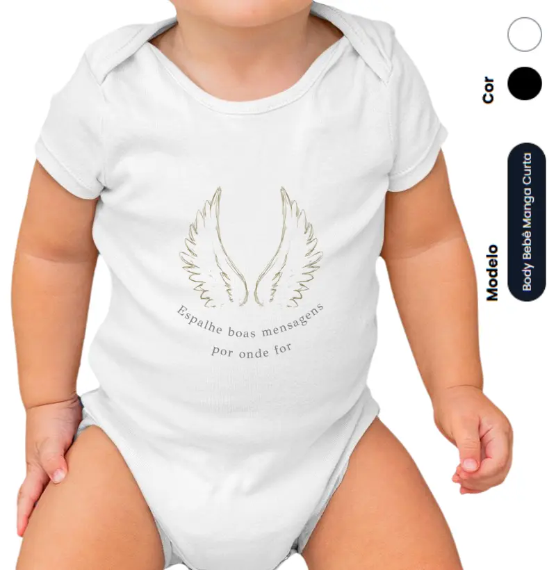 Espalhe boas mensagens por onde for - Baby