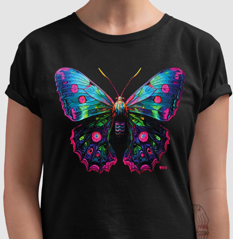 Borboleta Neon