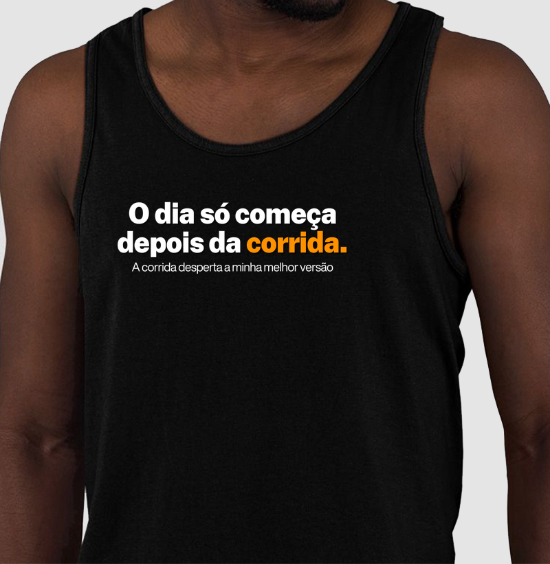 O dia só começa depois da corrida