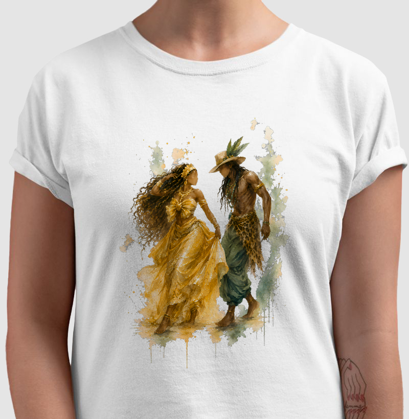 Camiseta Oxum e Oxóssi - Camiseta