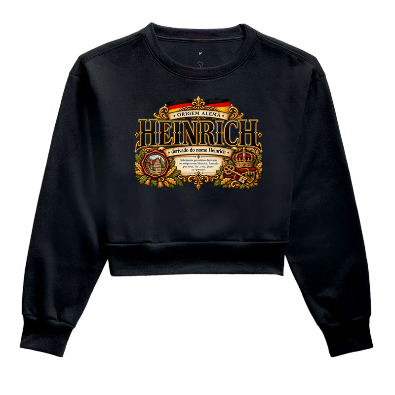 Heinrich  - Cropped Moletom