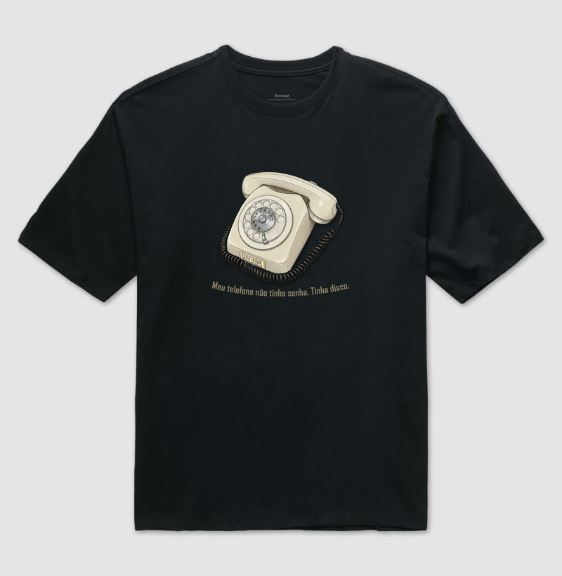 Camiseta Vintage Telefone Disco