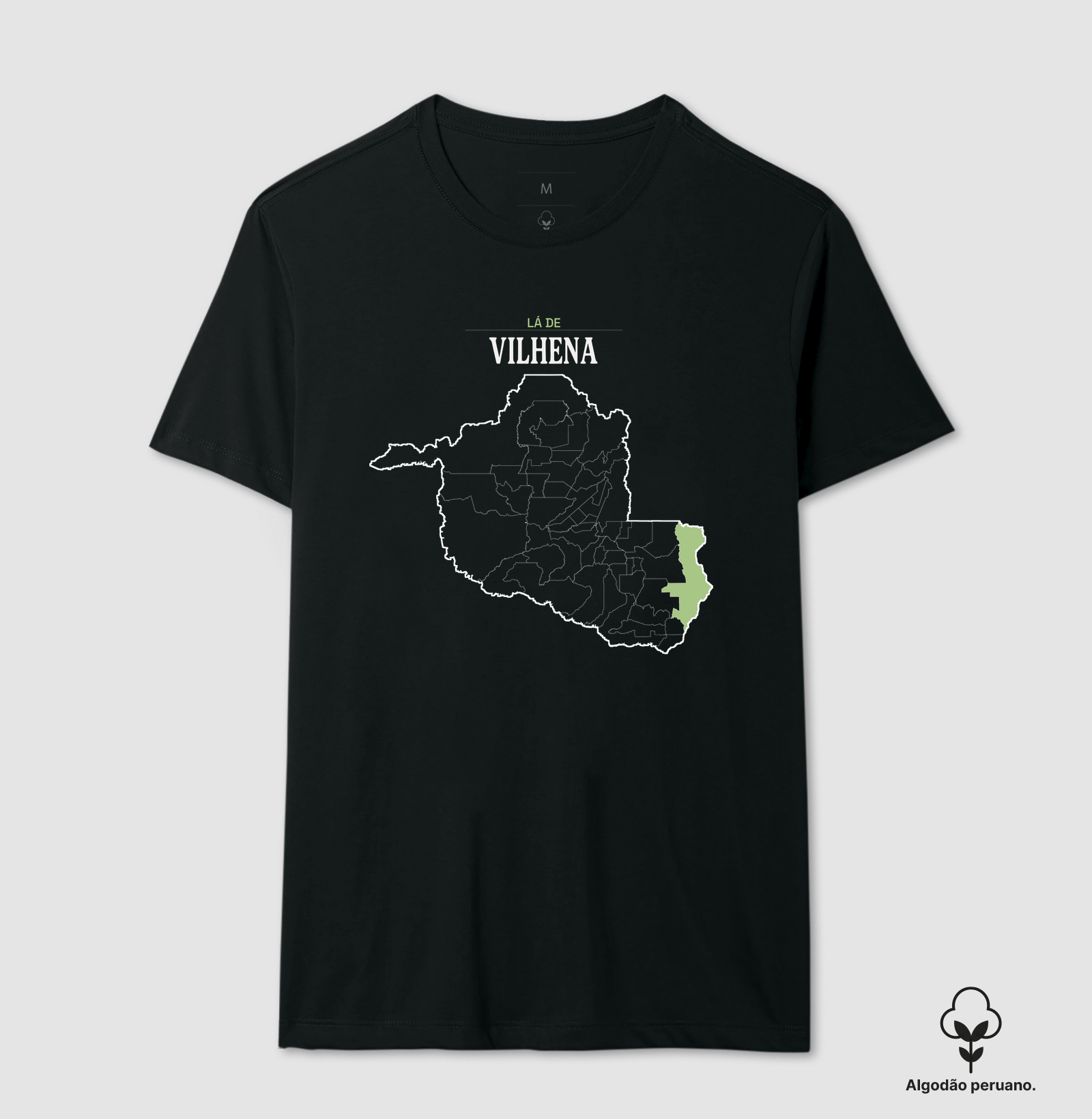 Vilhena | Território RO - Camiseta Algodão Peruano