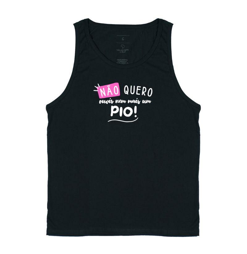 Não quero ouvir nem mais um pio