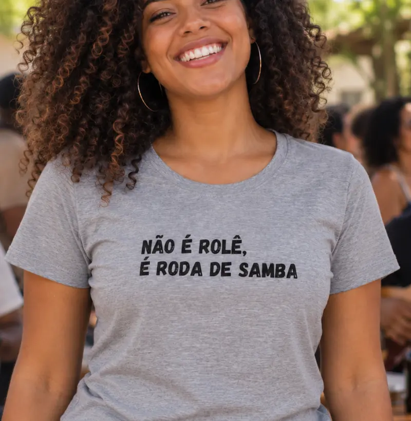 Não é rolê, é roda de samba