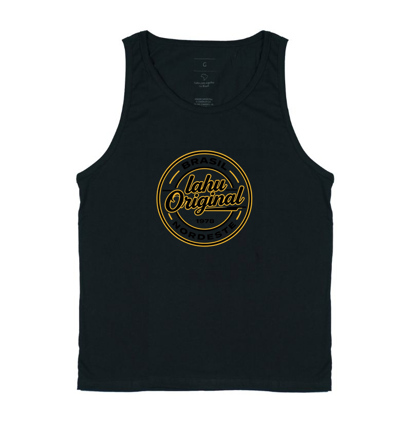 🔥 Essa estampa é um verdadeiro ícone de identidade e orgulho regional! O design circular, com traços firmes e cores intensas — vermelho, amarelo e preto — transmite força, tradição e autenticidade. - Regata