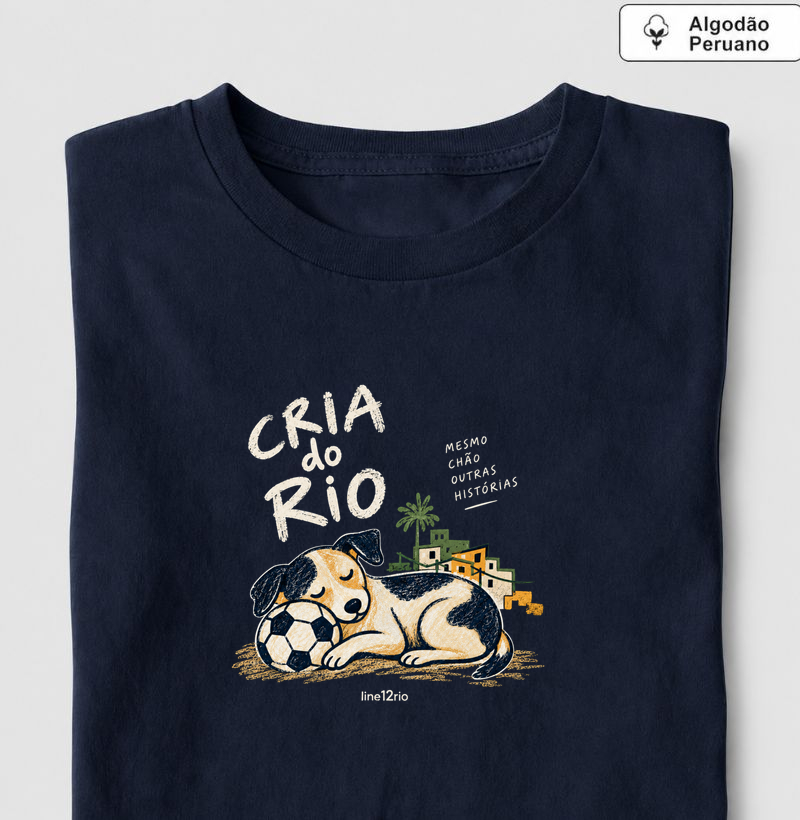 CRIA DO RIO - MESMO CHÃO, OUTRAS HISTÓRIAS - Camiseta Algodão Peruano