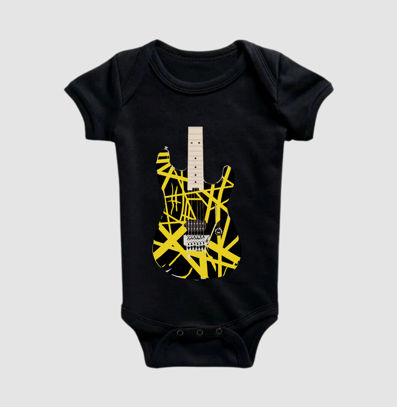 Frankenstrat Guitar: Black 'n' Yellow Edition