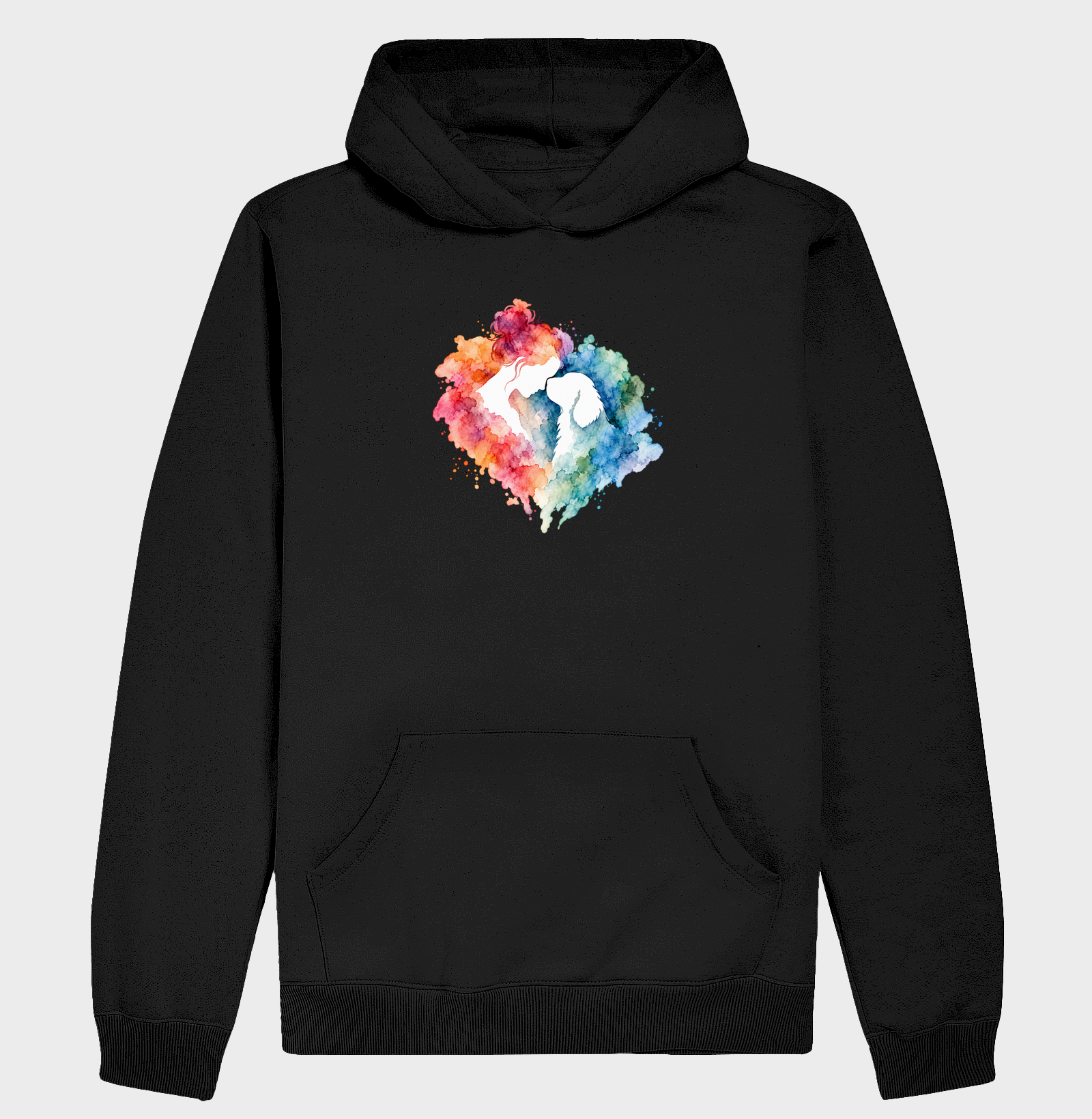 Entre cores e carinho - Hoodie Moletom