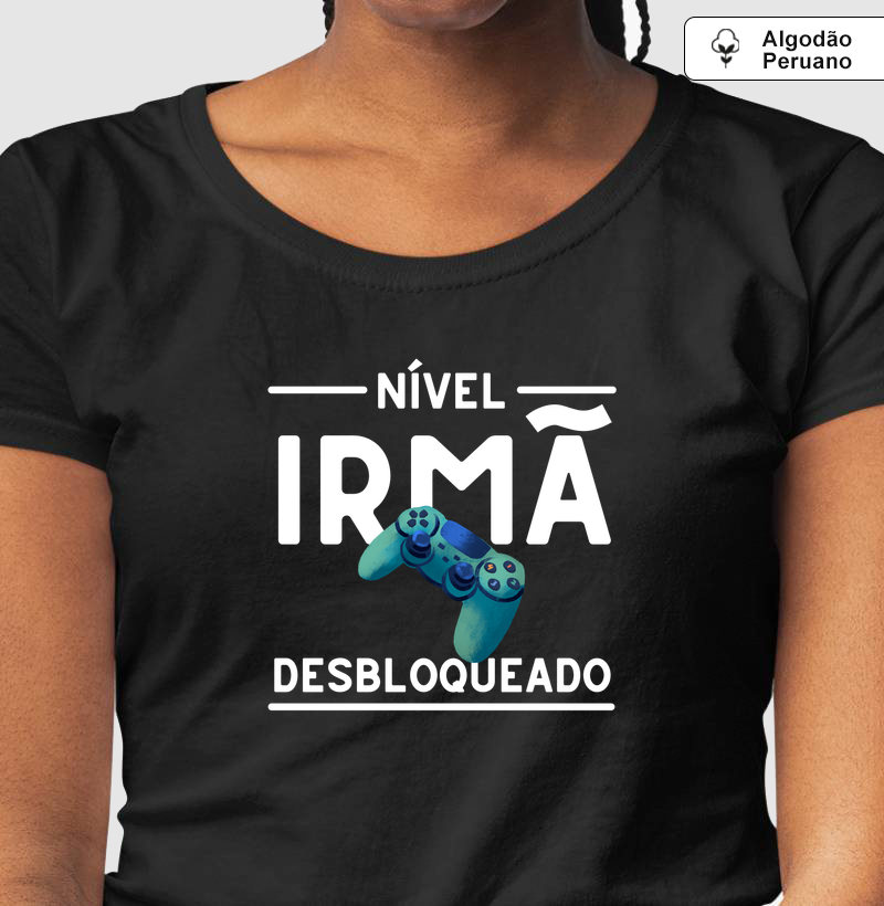 Nível irmã desbloqueado (vídeogame) (algodão peruano)