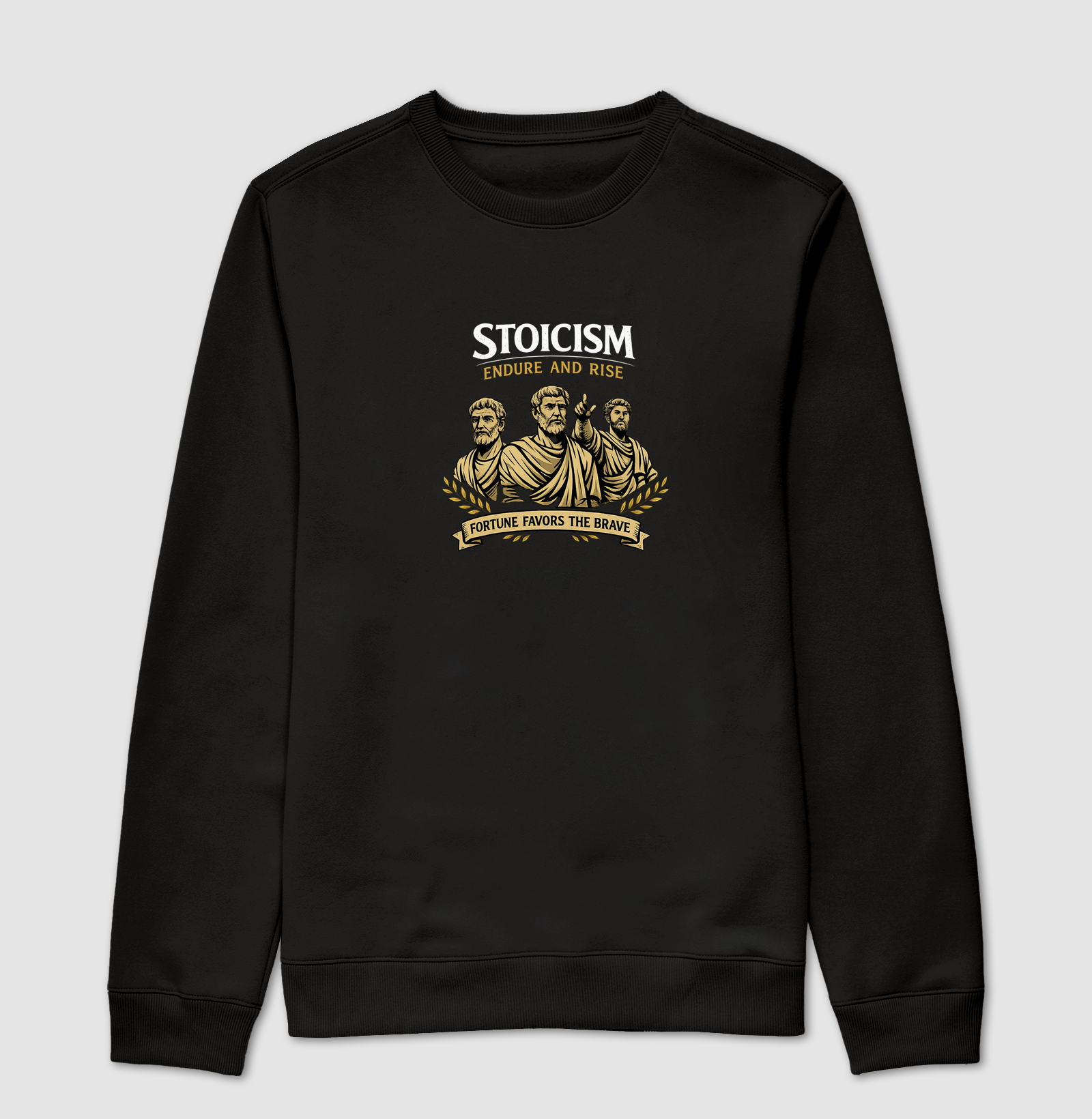 Estoicismo "Endure and Rise" - Suéter Moletom