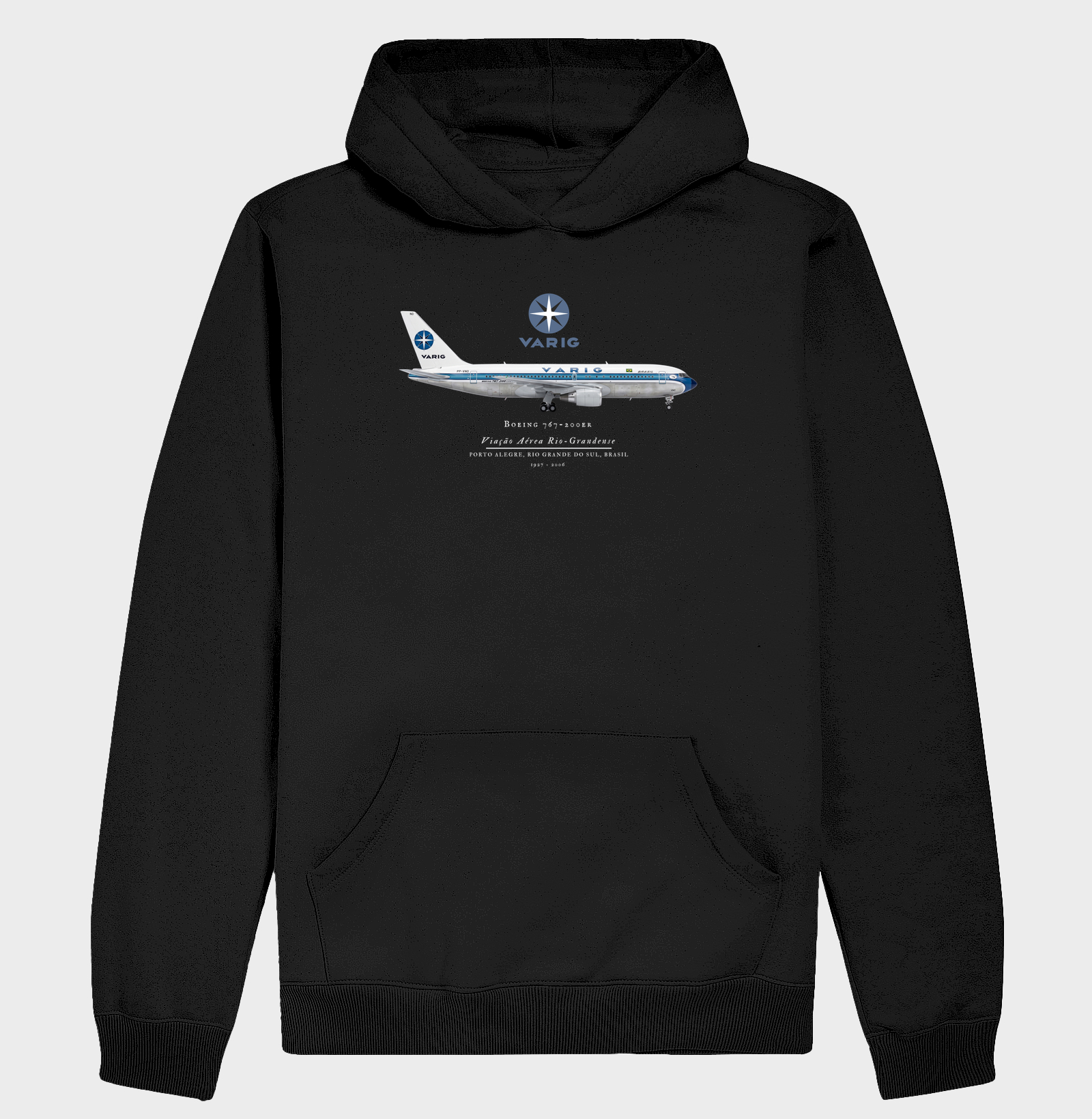 Boeing 767-200ER - Varig - Hoodie Moletom