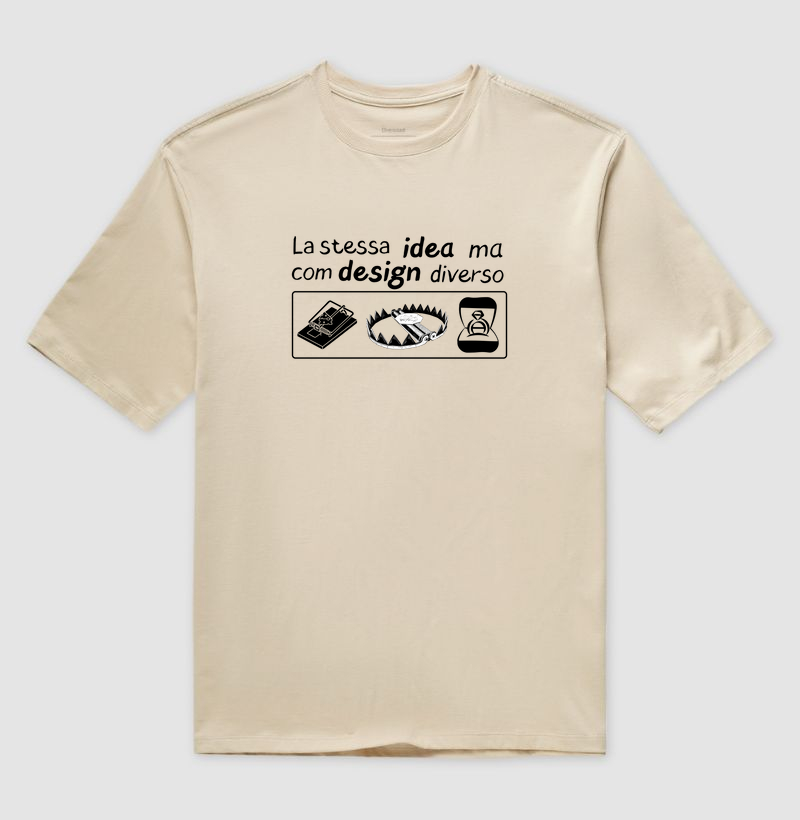 La stessa ideia ma com design diverso