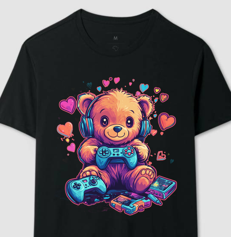 Camisa urso gamer 1