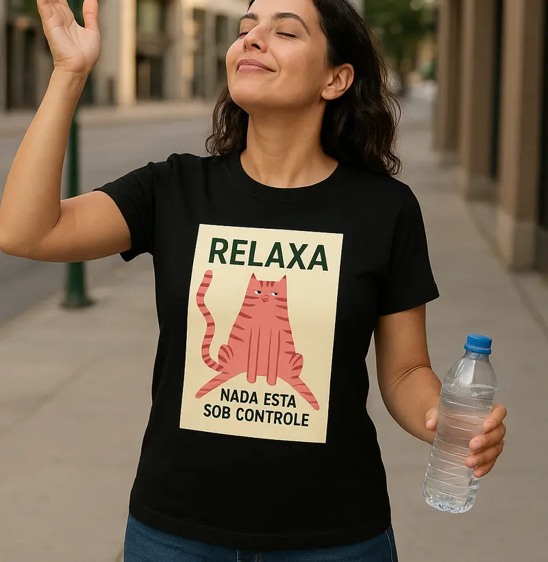 RELAXA. NADA ESTÁ SOB CONTROLE