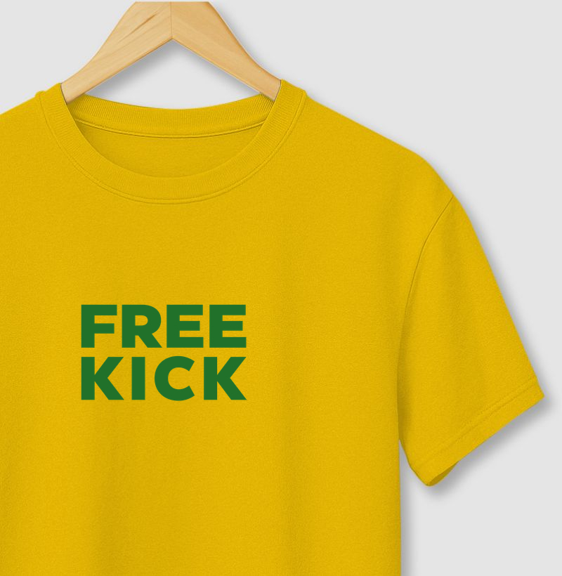 CAMISETA FREE KICK VERDE/AMARELO