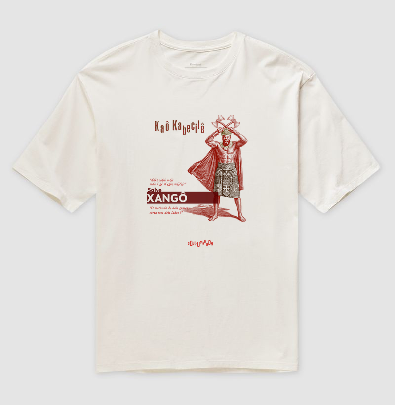 camiseta XANGÔ iorubá