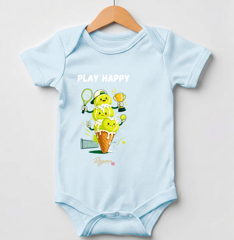 Body Bebê Tênis "Tennis Ice Cream"