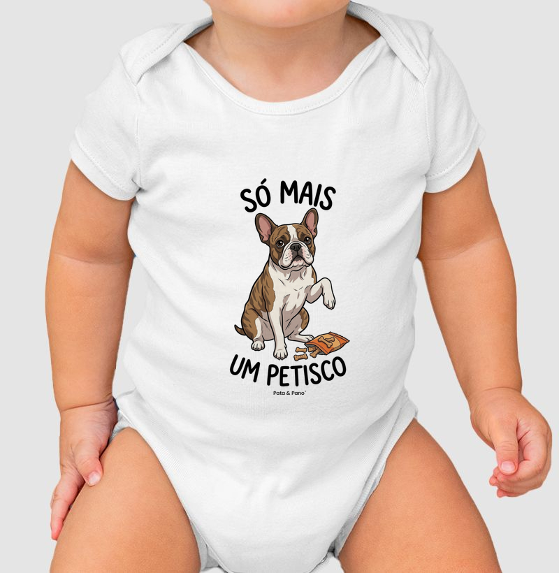 BODY BEBÊ BULLDOGUE PETISCO