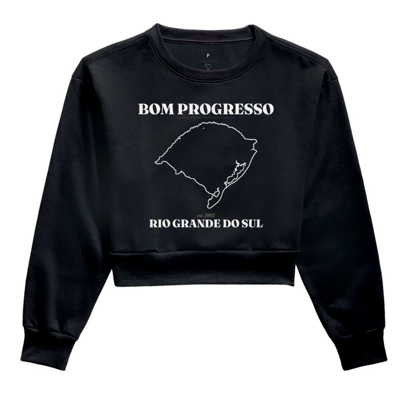 Bom Progresso | Legado RS - Cropped Moletom