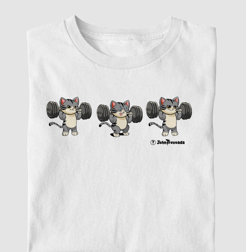 Camiseta infantil Gato Backsquat