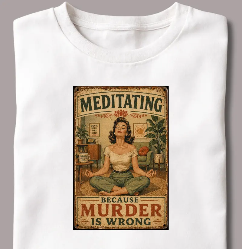 Meditating Because Murder is Wrong