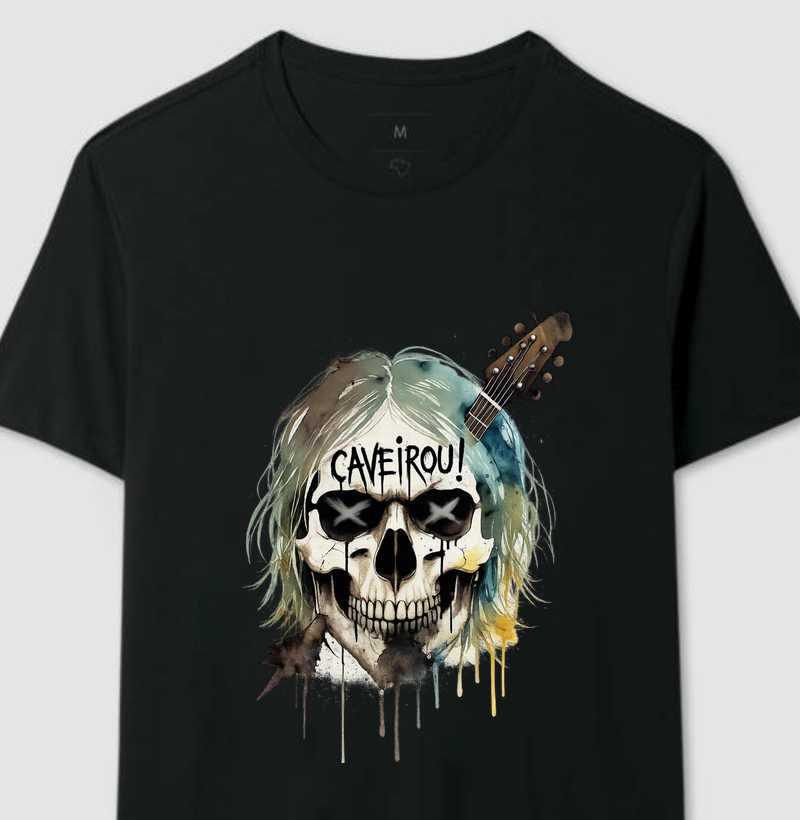 Grunge Ghost Skull