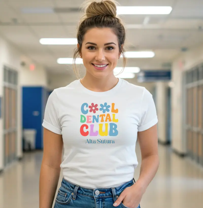 Camiseta Unissex 100% Algodão - Cool Dental Club