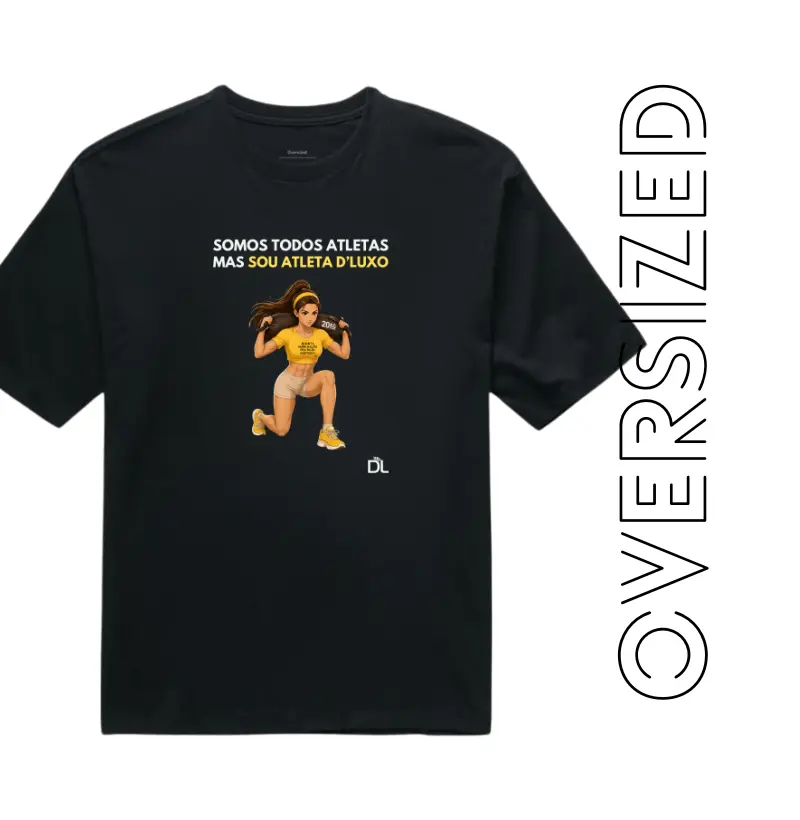 Somos todos atletas 2 - Camiseta Oversized