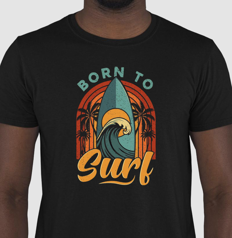 Camiseta Born to Surf