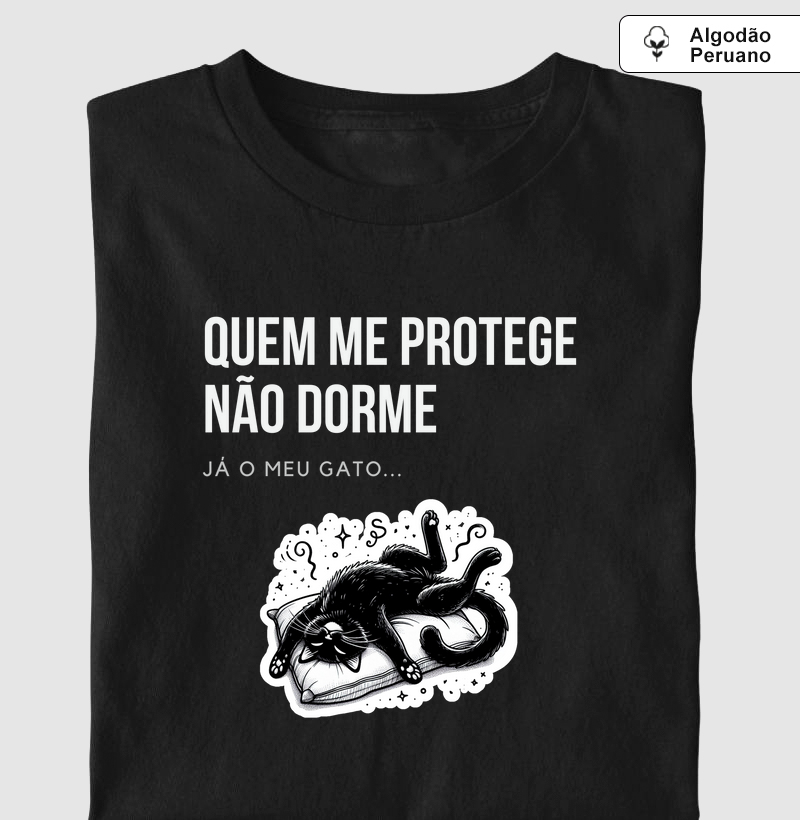 Quem me protege não dorme - preto