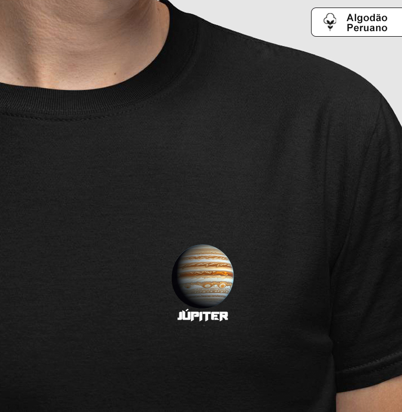 Júpiter Pocket - Camiseta Algodão Peruano
