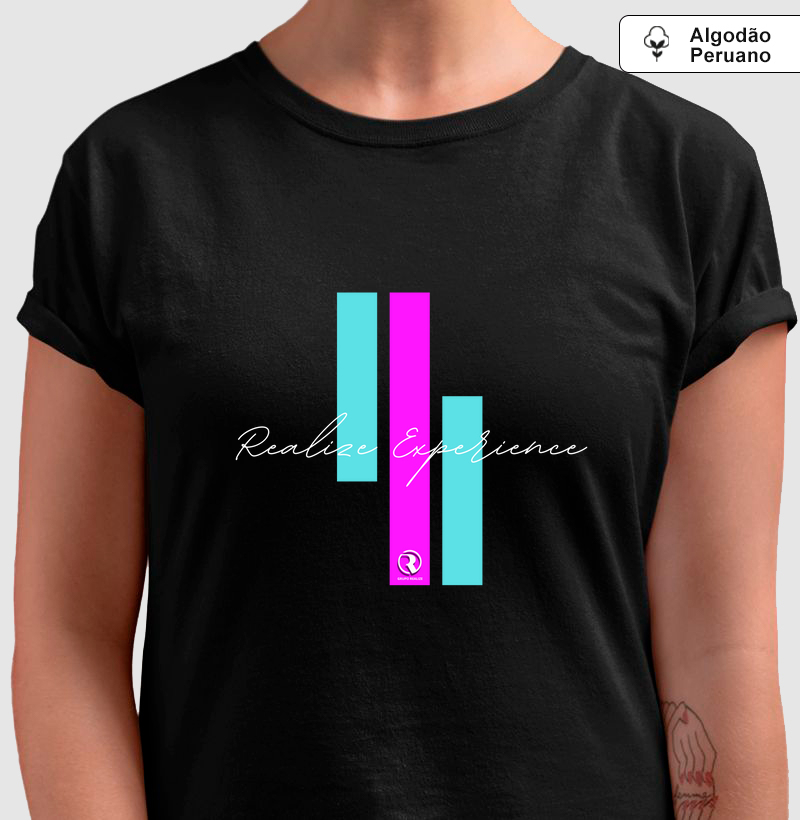REALIZE EXPERIENCE – TRÊS PILARES (Camiseta Algodão Peruano)