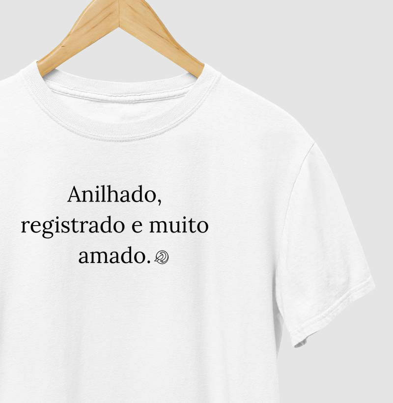 Anilhado, registrado e muito amado.