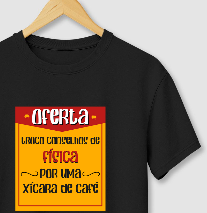 Troco conselho de Física por uma xícara de café.