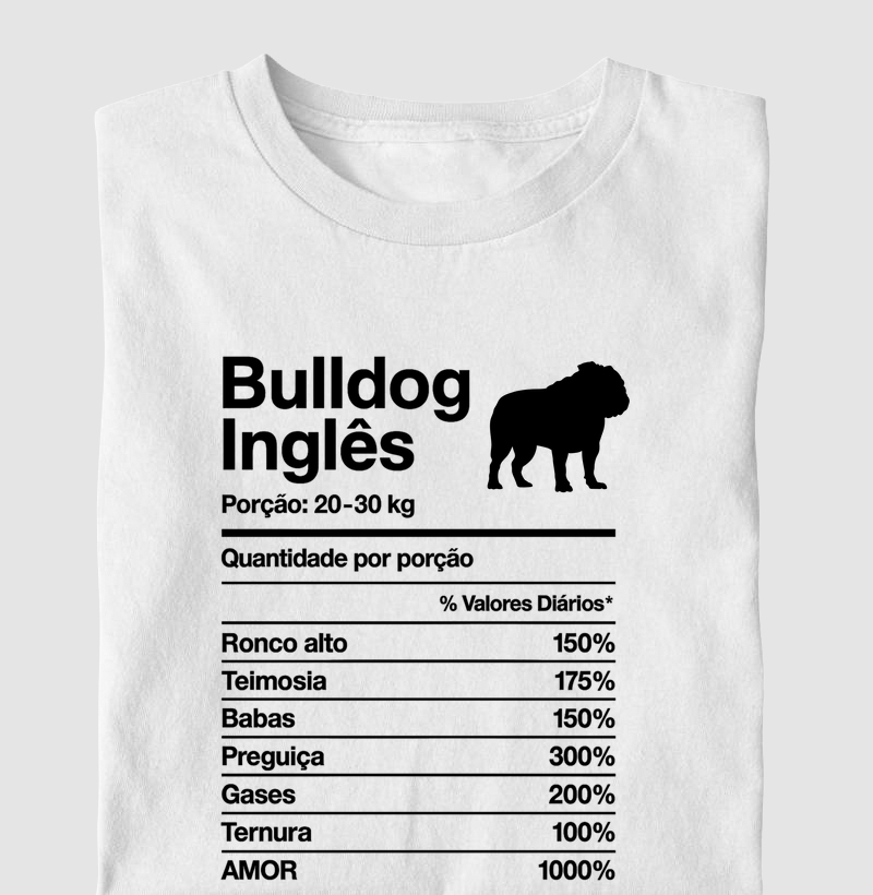 Bulldog Ingles - Rotulo Canino
