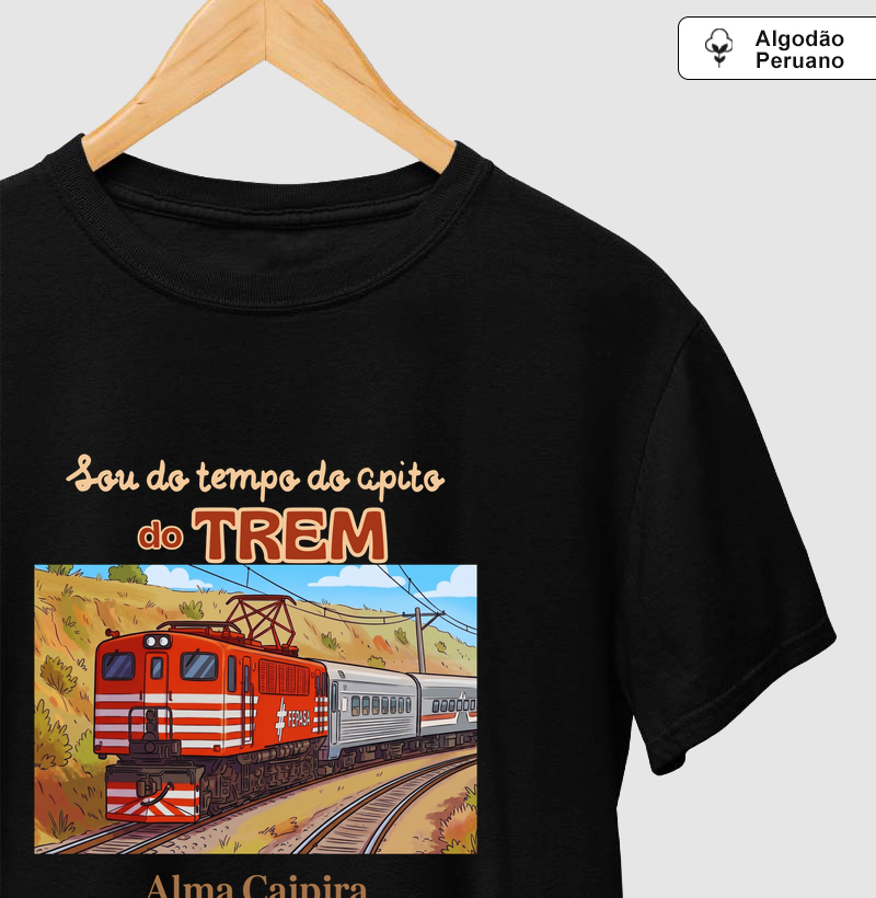 Sou do tempo do apito do trem