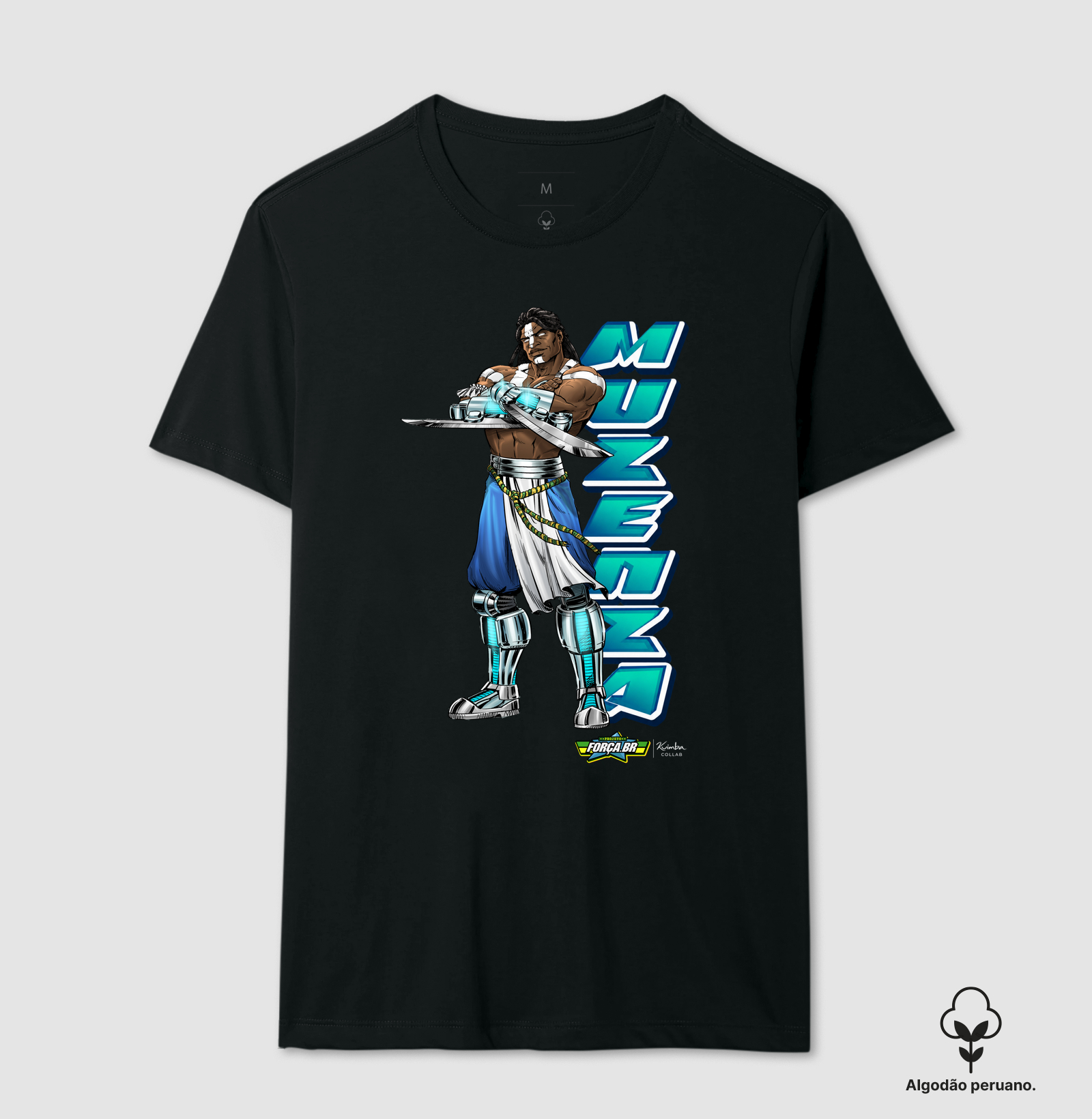 Muzenza, Força Ancestral - Camiseta Algodão Peruano