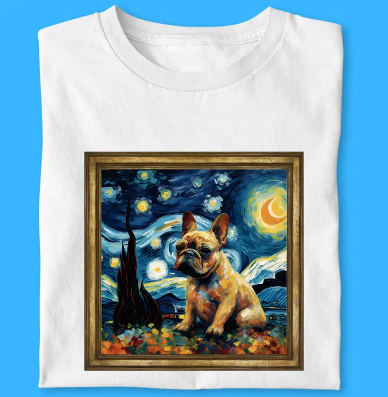 Camiseta Bulldog Frances "Van Frenchie II"