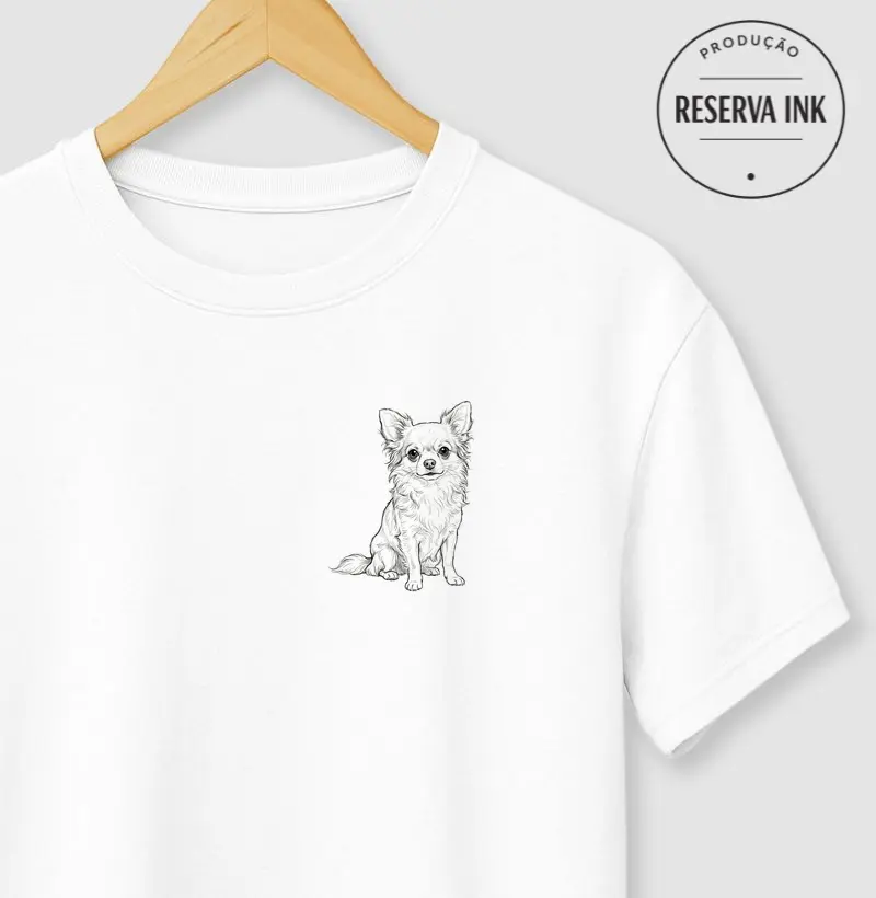 Chihuahua Pelo Longo - Desenho