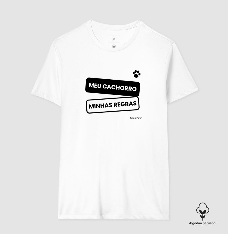 CAMISETA ALGODÃO PERUANO MEU CACHORRO - Camiseta Algodão Peruano