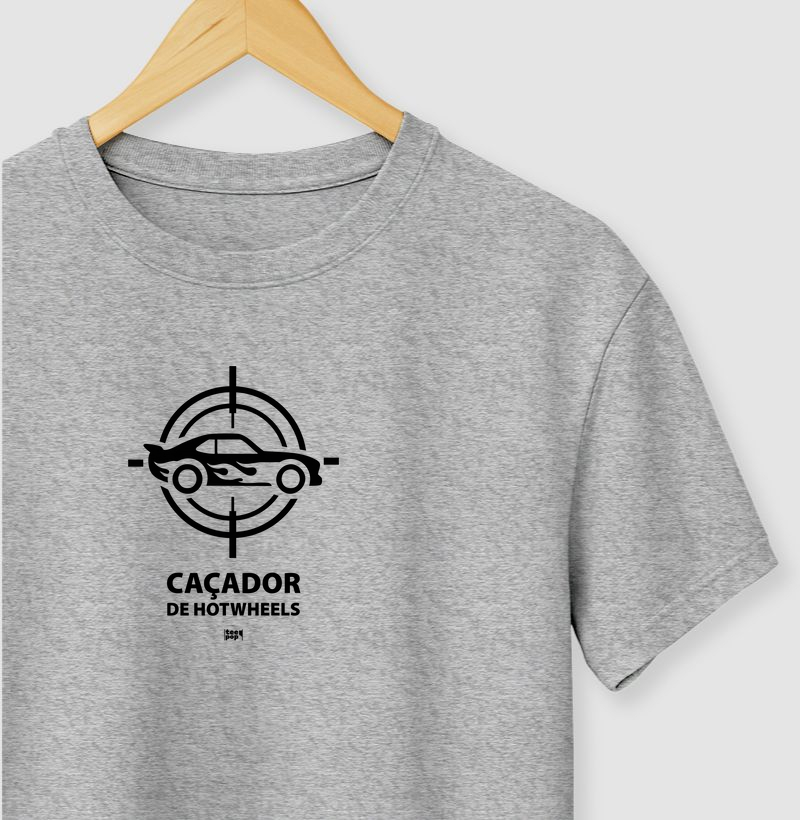 Camiseta colecionador miniaturas caçador de HotWheels