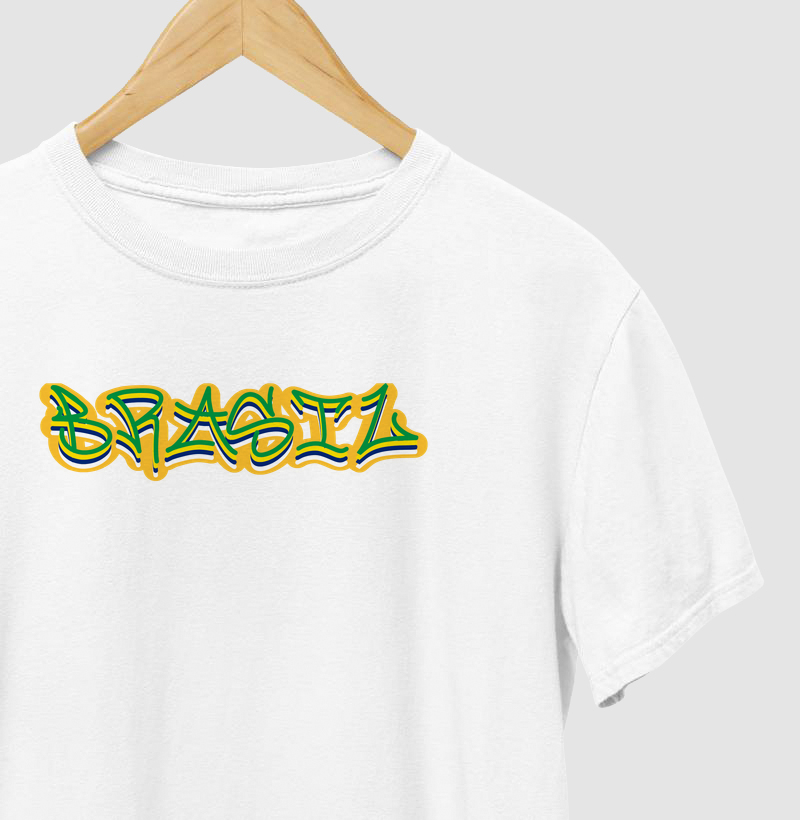 Camiseta Brasil Grafite