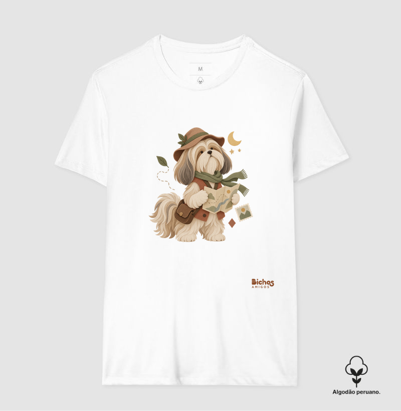 Lhasa Apso - Camiseta Algodão Peruano