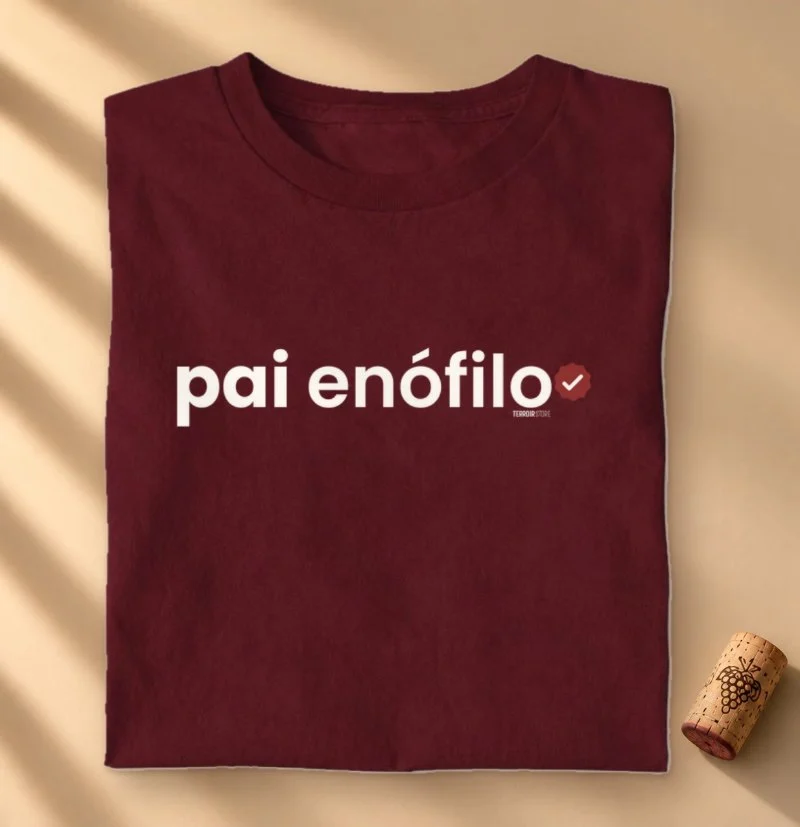 Camiseta Vinho - Pai Enófilo