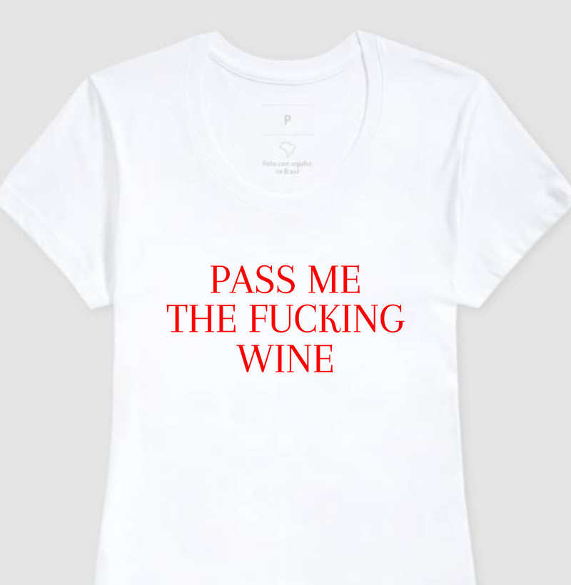 Camiseta Feminina Pass me