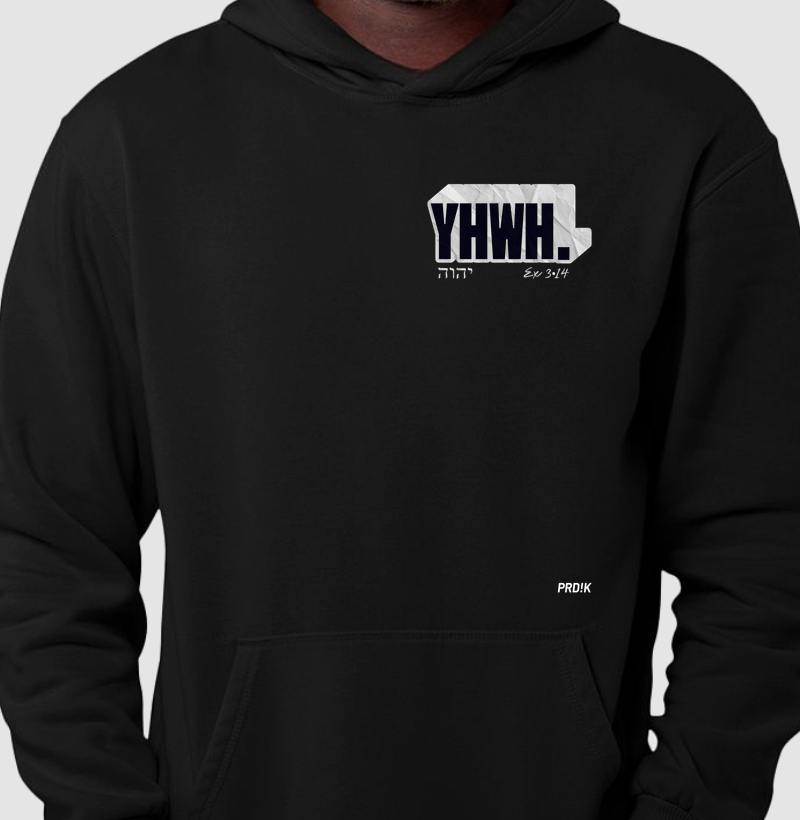 Moletom Hoodie Capuz com Estampa - Yahweh (YHWH)