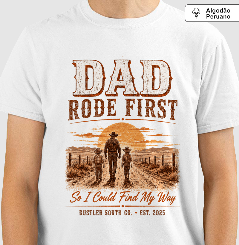 Camiseta Country Masculina Dad Rode First Dustler South Co.