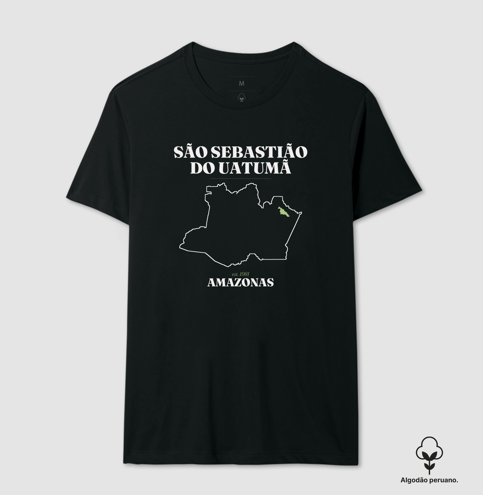 São Sebastião do Uatumã | Legado AM - Camiseta Algodão Peruano
